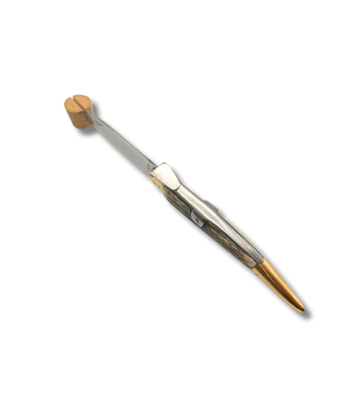 NAVAJA ARTESANA ESPADA CIERVO R.BUSTOS 17 por 64,95 €