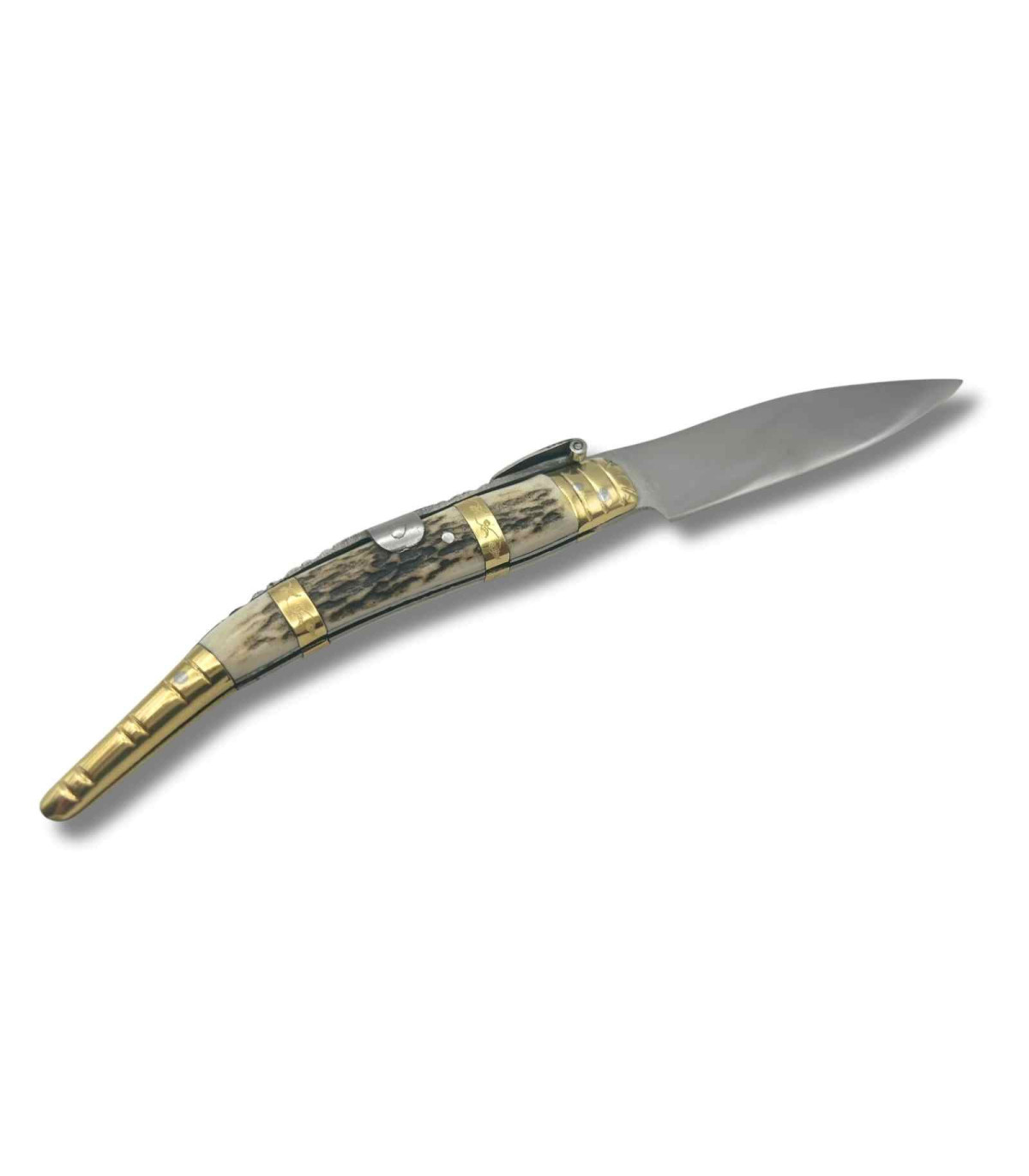 NAVAJA ARTESANA ESPADA CIERVO LUJO R.BUSTOS 24 por 149,95 €