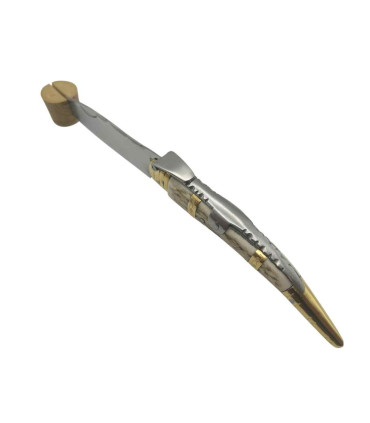 NAVAJA ARTESANA ESPADA CIERVO LUJO R.BUSTOS 24 por 149,95 €