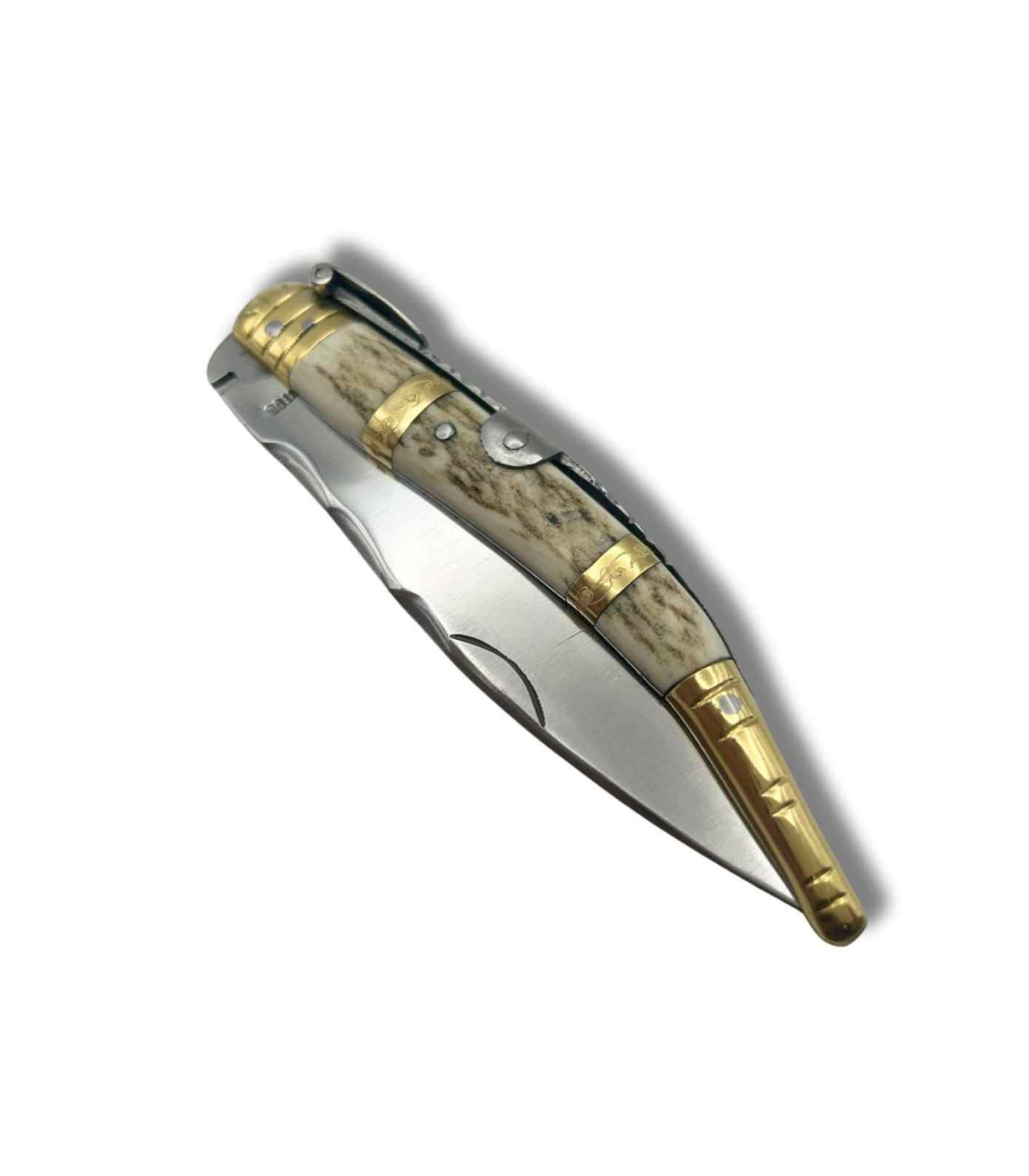 NAVAJA ARTESANA ESPADA CIERVO LUJO R.BUSTOS 24 por 149,95 €