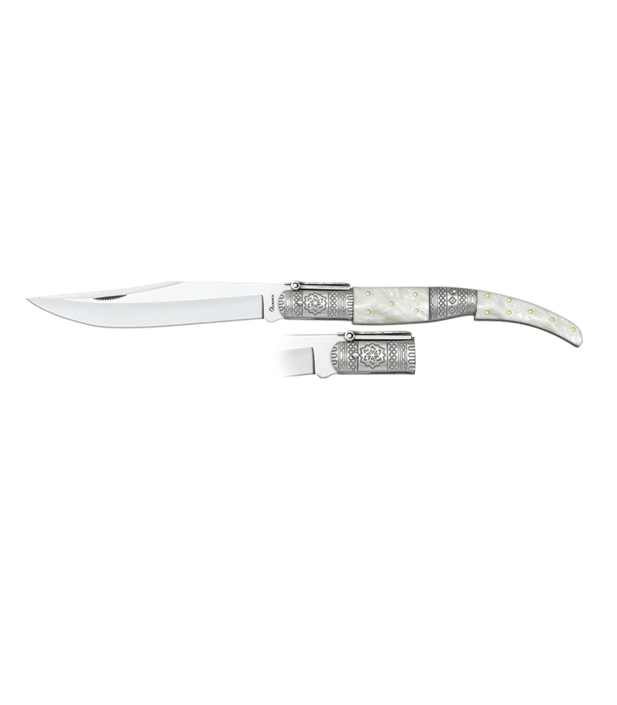 Navaja "ÁRABE DECORADA NACARINA BLANCA" ALBAINOX por 25,50 €
