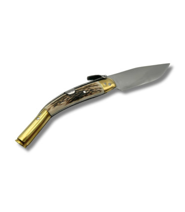 NAVAJA ARTESANA ESPADA CIERVO BALA R. BUSTOS 2 por 54,95 €