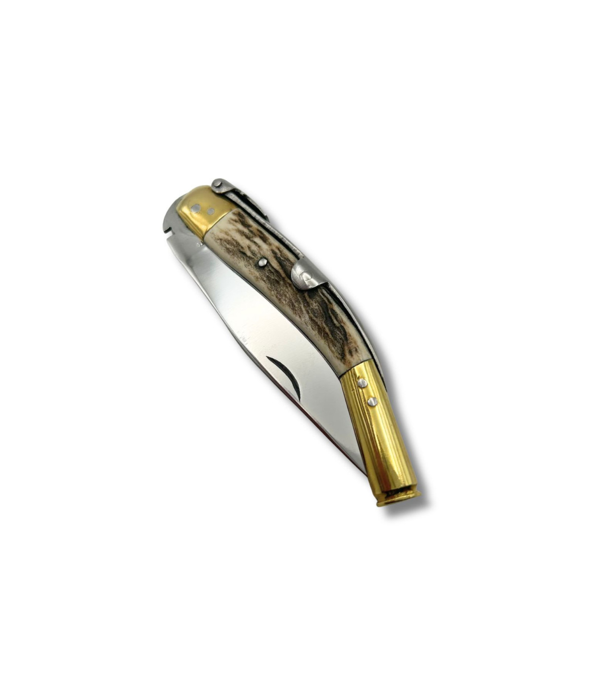 NAVAJA ARTESANA ESPADA CIERVO BALA R. BUSTOS 2 por 54,95 €