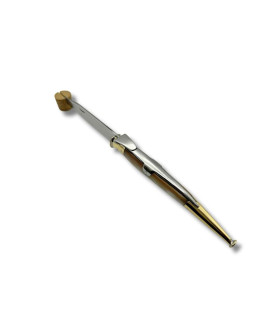 NAVAJA ARTESANA TAPITAS DE VUELTAS TORO INOX R.BUSTOS 2 B