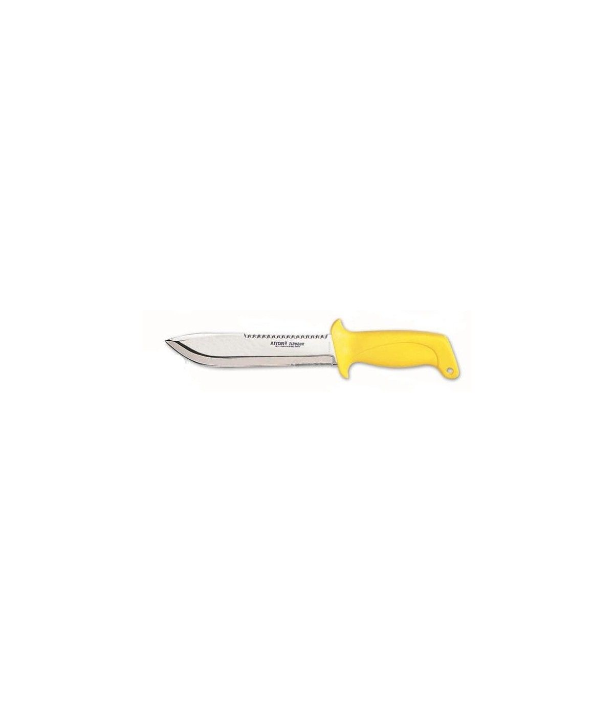 Cuchillo de submarinismo "TIBURÓN AMARILLO" AITOR