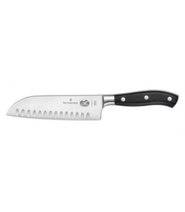 Cuchillo FORJADO SANTOKU CON ALVEOLOS "GRAND MAITRE" VICTORINOX 7.7323.17G