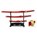 SET DE KATANAS SAMURAIS TOLE 10 IMPERIAL 31515-RO por 85,50 €