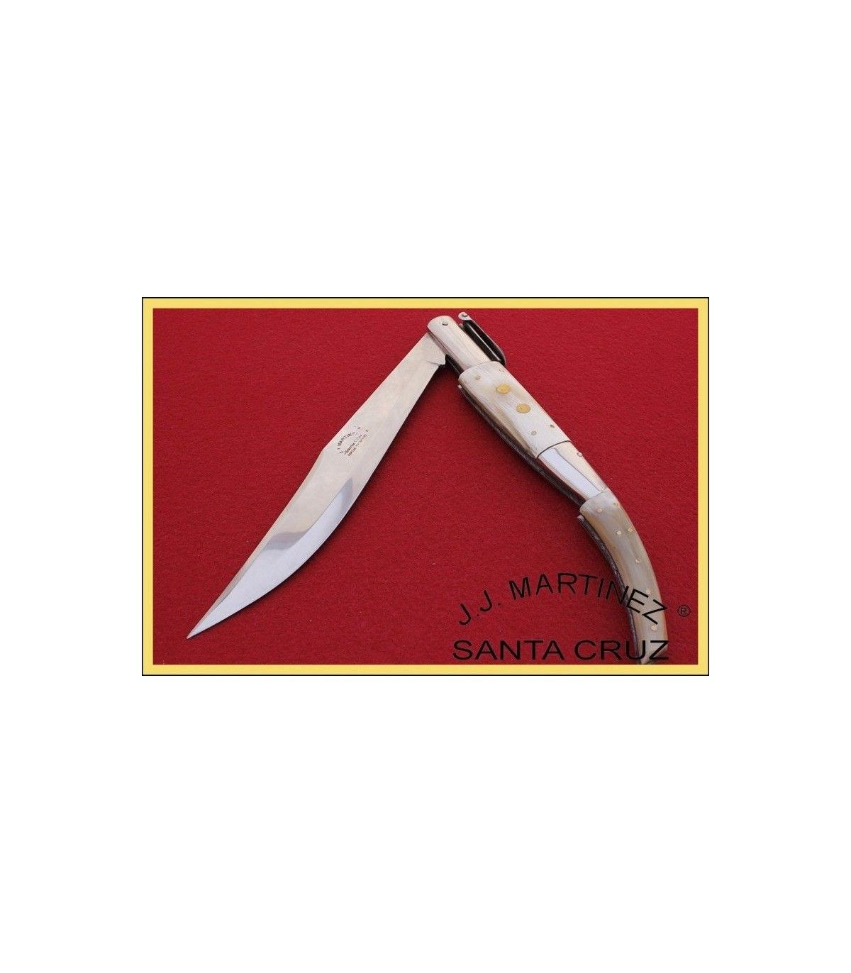 Navaja ARTESANA Árabe de colección Cuerno de toro JJ.MARTINEZ 104T