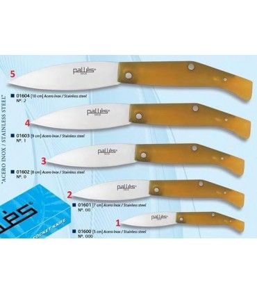 Navaja campera PALLES inox 