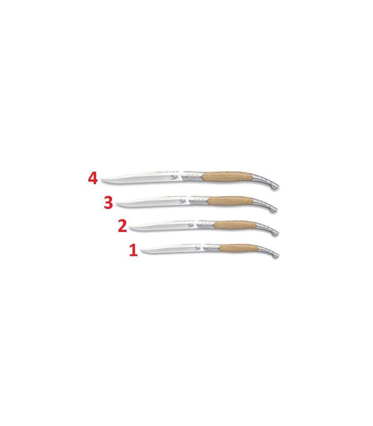 Navaja ESTILETE madera STEEL 440