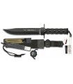 CUCHILLO DE SUPERVIVENCIA "COMBAT KING I NEGRO" MARTINEZ ALBAINOX 32101