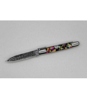 Navaja MACHETE de PISTO GRABADA JJ.MARTINEZ M27 PISTO