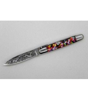 Navaja MACHETE de PISTO GRABADA JJ.MARTINEZ M27 PG
