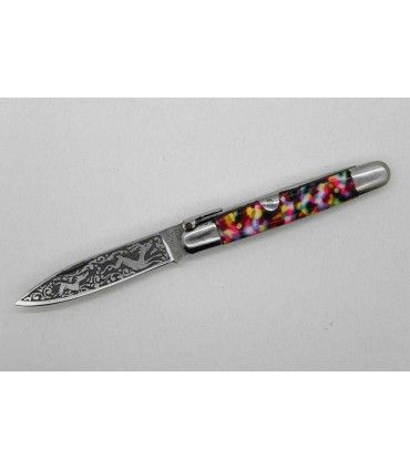 Navaja MACHETE de PISTO GRABADA JJ.MARTINEZ M27 PG