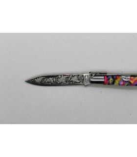 Navaja MACHETE de PISTO GRABADA JJ.MARTINEZ M26 PARRA