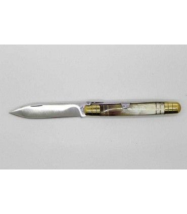 Navaja artesana "MACHETE TORO LATÓN" RAFAEL WIZNER