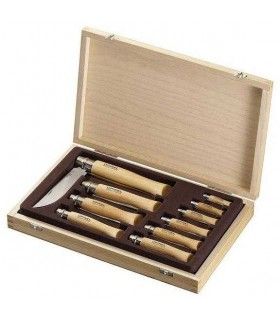 ESTUCHE COLECCIÓN OPINEL INOX 10 PIEZAS