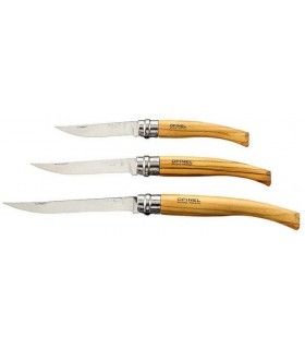 NAVAJA OPINEL INOX "EFFILÉ" OLIVO 001144