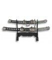 SET DE MINI KATANA SAMURAI TOLE 10 IMPERIAL 32139