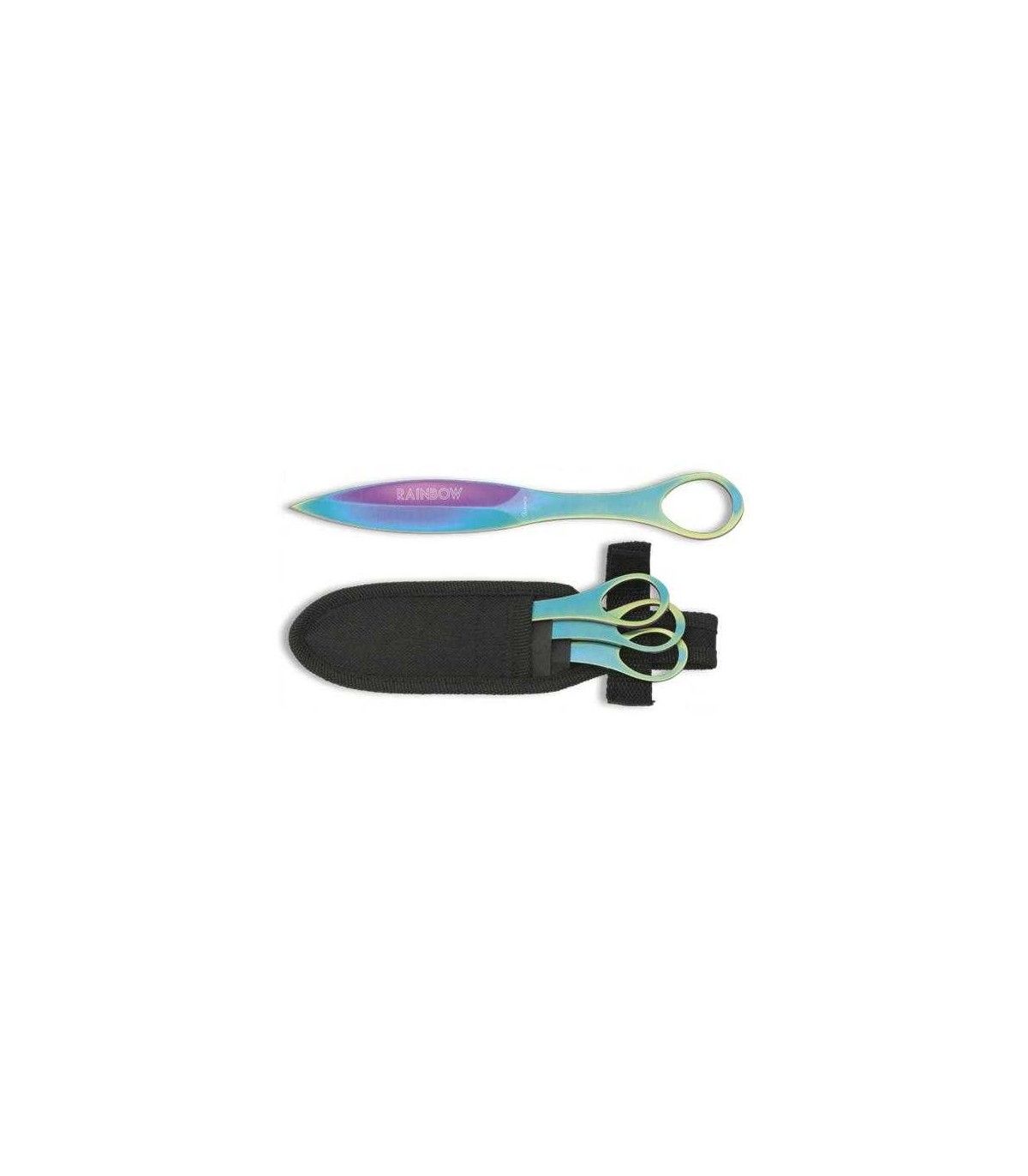 Set de CUCHILLOS LANZADORES "RAINBOW" MARTINEZ ALBAINOX 32214