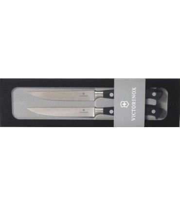 JUEGO DE CUCHILLOS FORJADOS DE MESA SERRADOS VICTORINOX 7.7242.W  