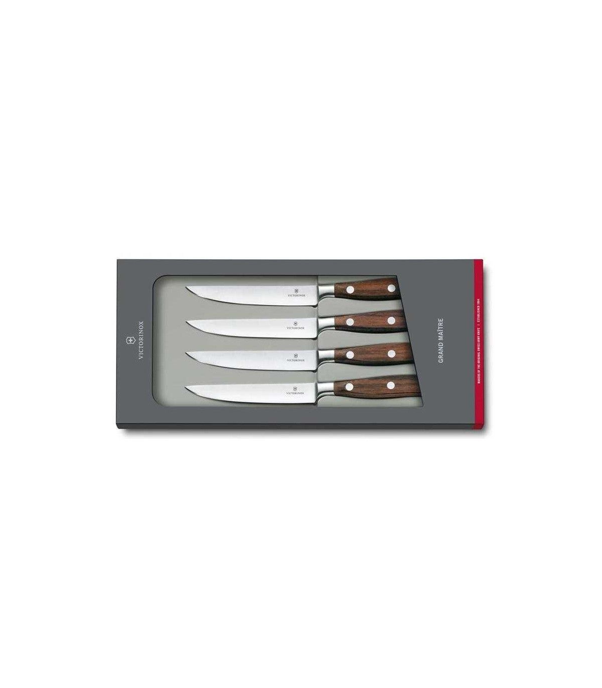 JUEGO DE CUCHILLOS FORJADOS DE MESA VICTORINOX 7.7240.4  