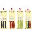 JUEGO DE CUCHILLOS PELADORES TOP CUTLERY 17376
