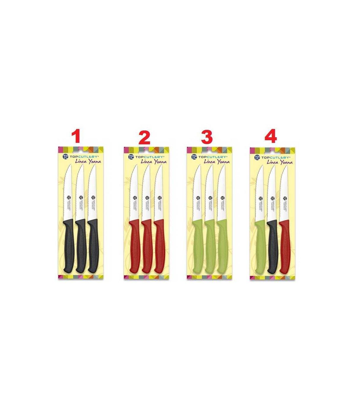 JUEGO DE CUCHILLOS DE MESA TOP CUTLERY 17370