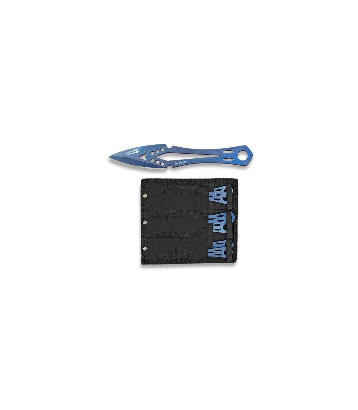 Set de CUCHILLOS LANZADORES "RAINBLUE" MARTINEZ ALBAINOX 32295